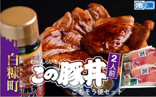 ※冷凍※【2人前】この豚丼 ごちそう便セット_I009-0670CZ