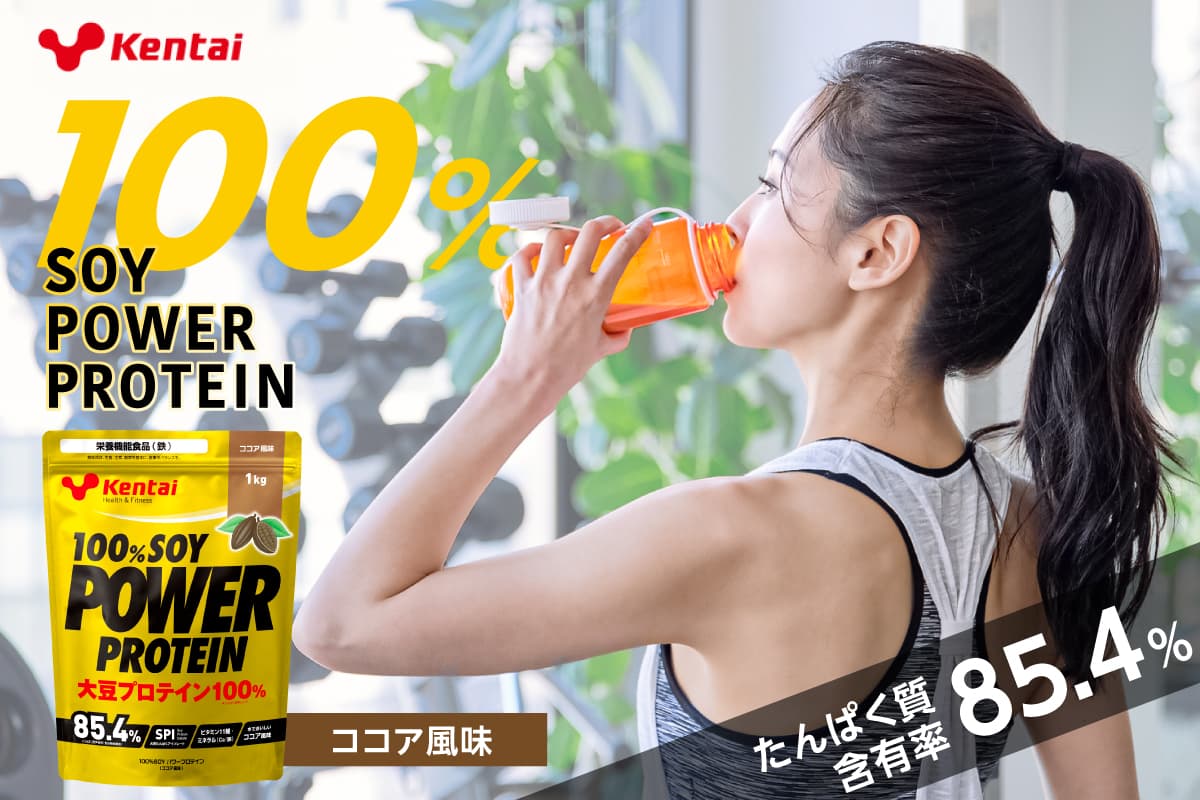 100%SOY POWER PROTEIN ココア風味 ns136-002【プロテイン タンパク質 植物由来 大豆 ビタミン ミネラル 飲料 健康】(管理コード:ns136-002)