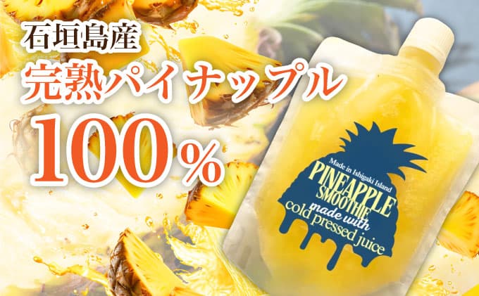 石垣島産パイナップル新食感贅沢スムージーギフト【6個セット】| ふるさと納税 パイナップル パイン スムージー ギフト フルーツ 果物 果実 沖縄県 石垣市 石垣島 PU-04