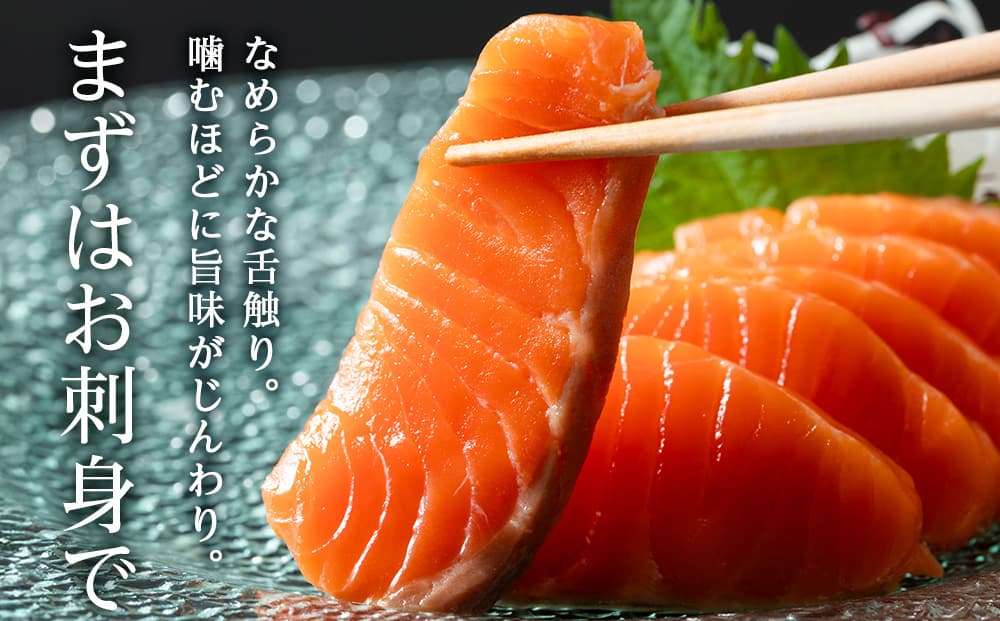 ロイヤルサーモン 1㎏ トラウトサーモン 小分け 刺身 サーモン 鮭 海鮮 魚 さけ