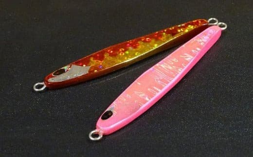 ハンドメイド ジグ 2点セット (赤金・ピンク) ルアー 釣具