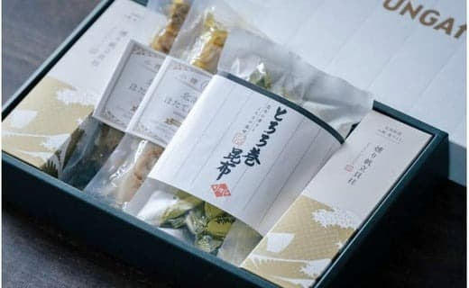 【小樽海づくしC】小樽百貨UNGA↑が贈る「帆立と昆布おつまみセット」3種 合計370g